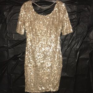 Gold Sequin dress